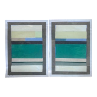 Bryan Young Studios, Original Diptych Painting For Sale