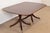 Brown Baker Furniture Style English Georgian Banded Mahogany Double Pedestal Extension Dining Table, Newly Refinished For Sale - Image 8 of 12