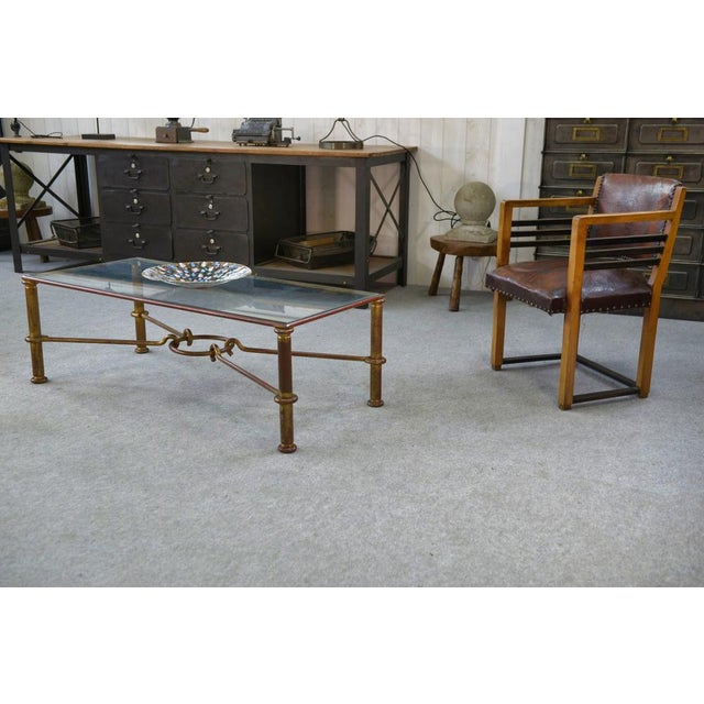 Brown Coffee Table by Giovanni Banci for Hermès, 1970s For Sale - Image 8 of 11