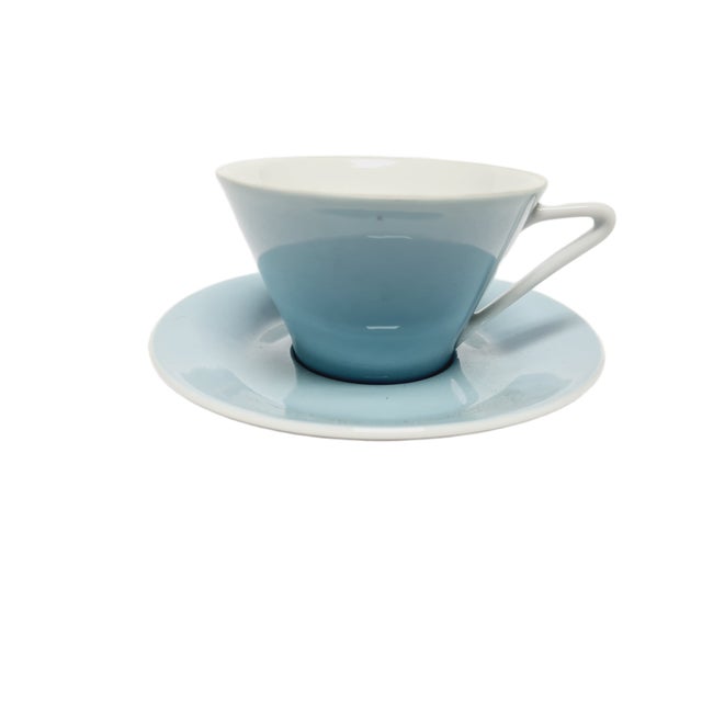 Postmodern Portcelain Cup and Saucer, Austria, 1960s, Set of 2, in Very Good conditions. Designed 1970 to 1979