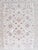 Late 20st Century Modern Peshawar Carpet, Ivory Field, Ivory Border, Gray, Coral For Sale - Image 10 of 11
