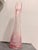 1960s l.e. Smith Pink Iridescent Carnival Glass Swung Vase, "Diamond Butt" Pattern. Approx 17.5” Tall For Sale - Image 12 of 12