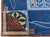 Early 21st Century Modern Art Nouveau Geometric Blue With Slate Rug "Rivage" by Doris Leslie Blau For Sale - Image 5 of 8