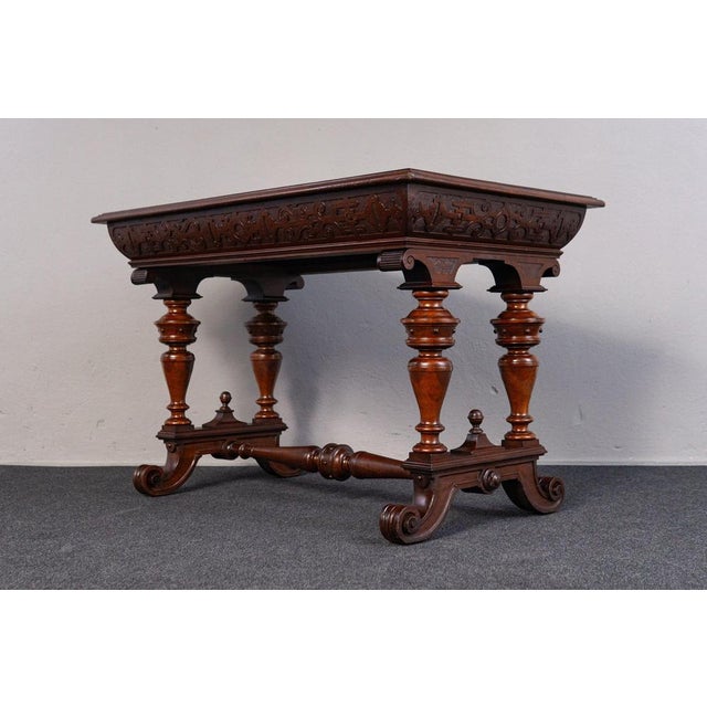 Wilhelminian Brown Side Table For Sale - Image 12 of 18