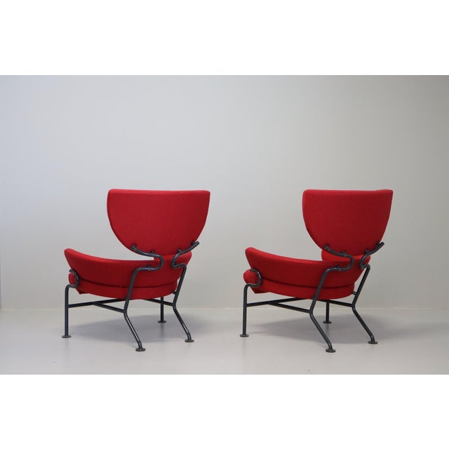 Metal Vintage PL19 Lounge Chairs by Franco Albini for Poggi Pavia, 1955, Set of 2 For Sale - Image 7 of 18
