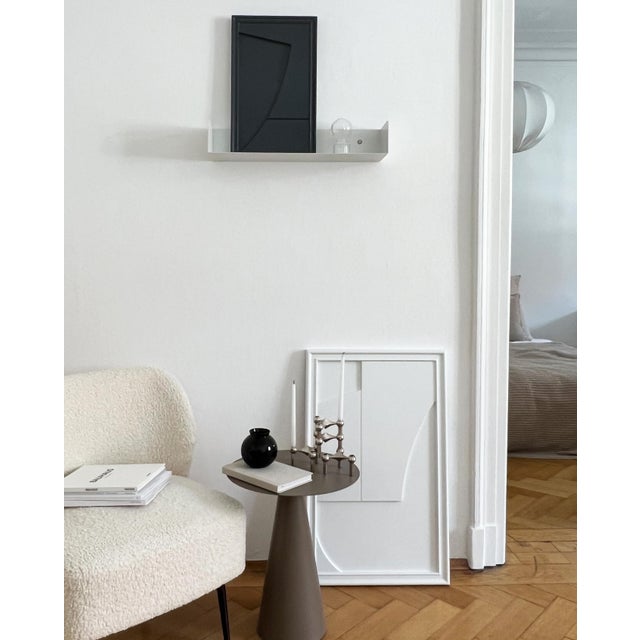 Likya Verge Wooden Wall Art in White by Likya Atelier For Sale - Image 4 of 9