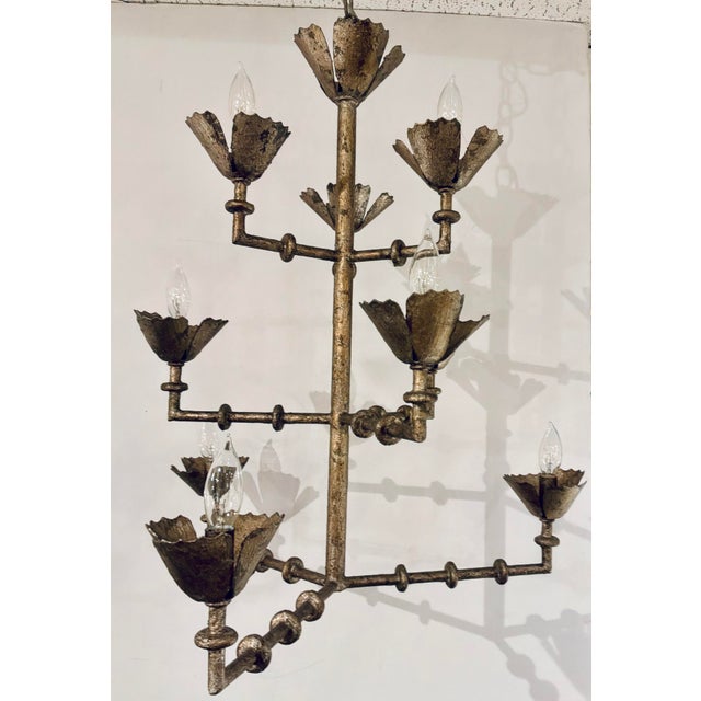 Modern Made Goods Modern SilverThalia Chandelier For Sale - Image 3 of 5
