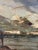 Framed Oil on Canvas Seascape Scene, Late 19th Century For Sale In Savannah - Image 6 of 9