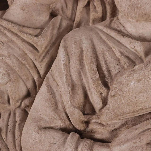 Paint Bas-Relief in Chalk For Sale - Image 7 of 14