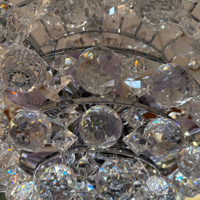 Vienna Full Spectrum Essa Chrome Pendant Light For Sale - Image 4 of 12