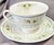 Mid-Century Modern Vintage Royal Doulton Provencal Translucent Cups and Saucers Set of 4 For Sale - Image 3 of 6