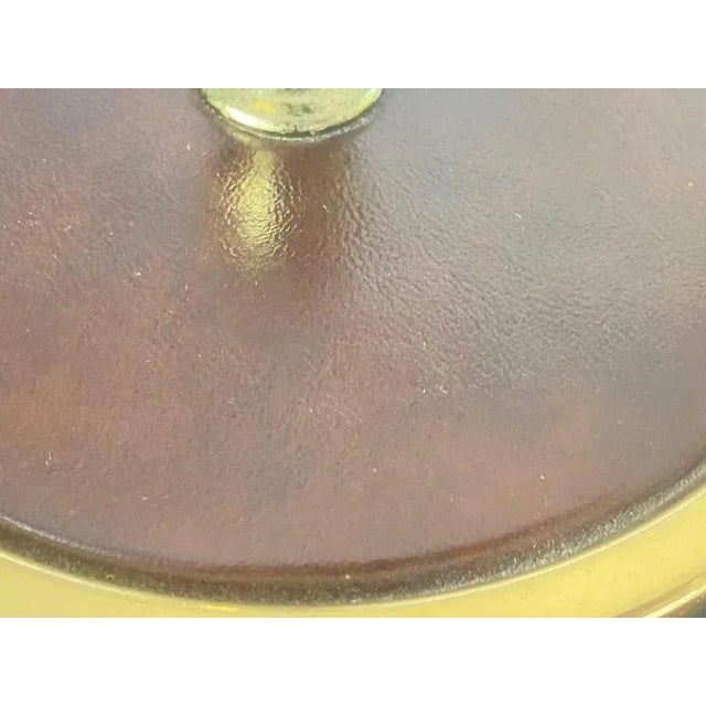 Ice Bucket in Plastic and Metal with Leather Base, Switzerland, 1970s For Sale - Image 6 of 7