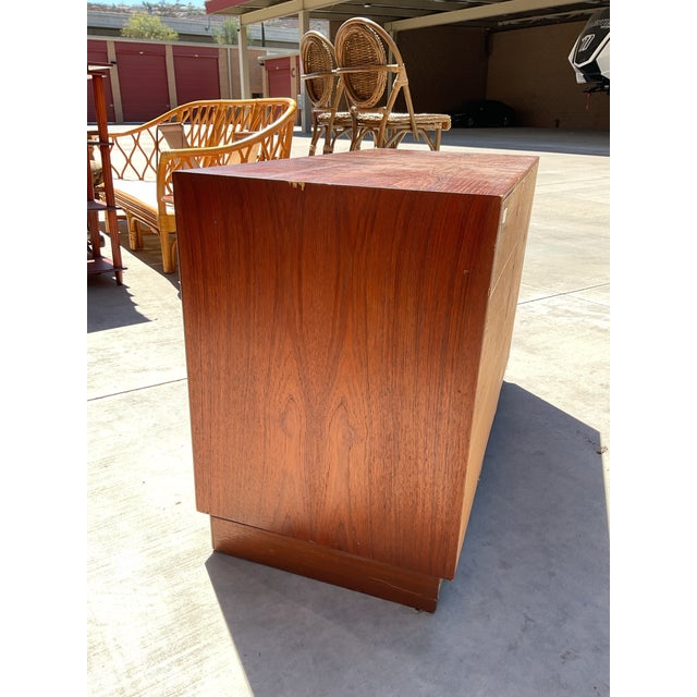 Wood Authentic Danish Teak Chest of Drawers by Søborg Møbelfabrik, Mid-Century Modern, 1960 For Sale - Image 7 of 12