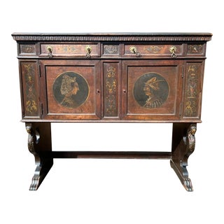 Late 19th Century German Sideboard Cabinet For Sale