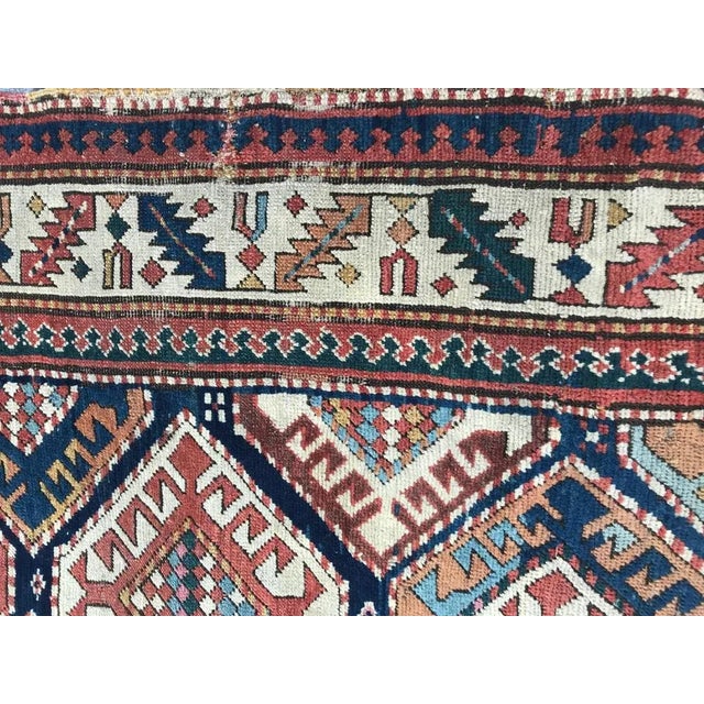 Textile Antique Wool Runner For Sale - Image 7 of 18