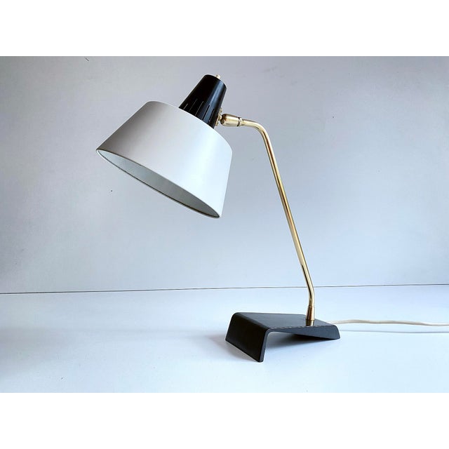 Metal Vintage Table Lamp from Kaiser Leuchten, 1950s For Sale - Image 7 of 17