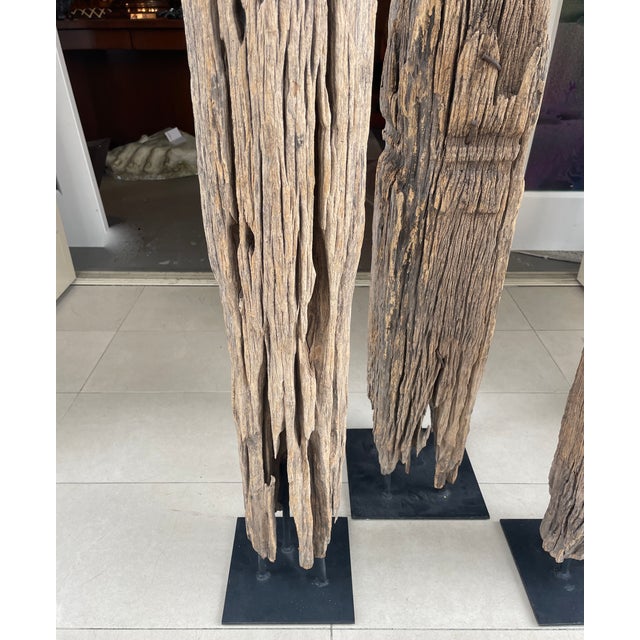 Asian Antique Set of Three Thai Stupa Forms Circa 19th C. For Sale - Image 3 of 13