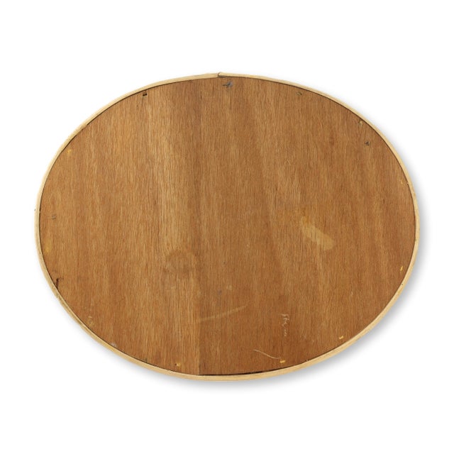 French Vintage French Bamboo Serving Tray For Sale - Image 3 of 3