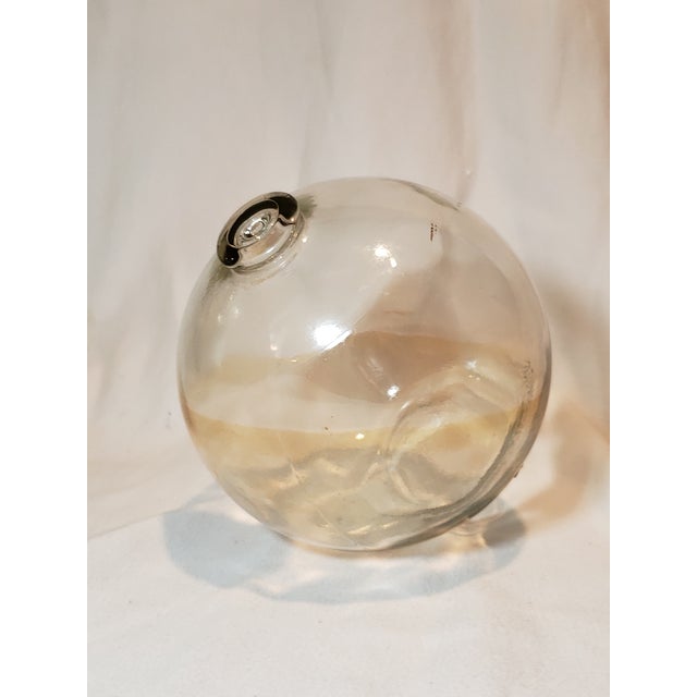 1940's Vintage Clear Glass Fishing Float Buoy Ball Chairish