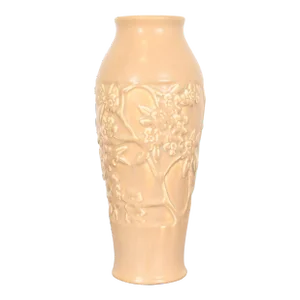 Rookwood Pottery Arts & Crafts Large Glazed Ceramic Dogwood Decorated Vase, 1922