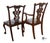 Wood Vintage Wellington Hall Chippendale Style Mahogany Dining Chairs - Set of 8 For Sale - Image 7 of 10