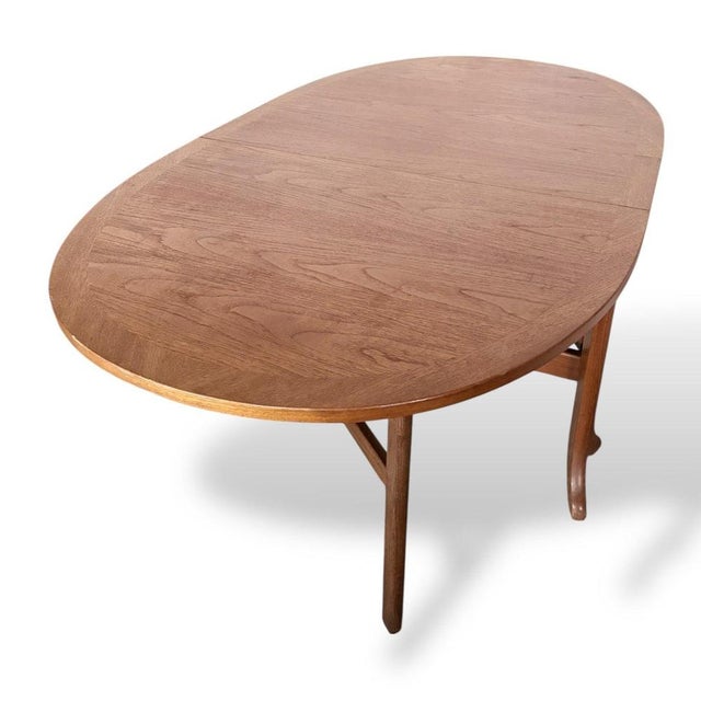 Vintage Two-Tone Teak Drop Leaf Dining Table by Parker Knoll, 1960s For Sale - Image 9 of 10