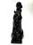 Art Deco 1982 Erté Style Art Deco Gloss Black Statue Woman Walking Dog by Seymour Mann For Sale - Image 3 of 9
