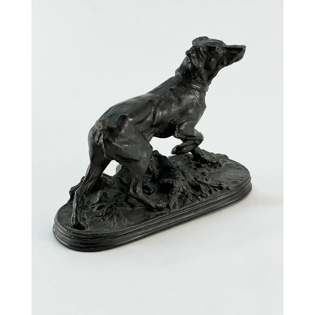 French 19th Century Labrador Cast Bronze Sculpture For Sale In Atlanta - Image 6 of 10