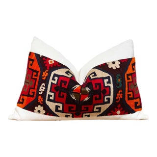 Lasya Antique Lakai Tribe Linen Pillow For Sale