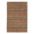 Dash & Albert by Annie Selke Brindle Stripe Spice Loom Knotted Wool Rug, 7' 6" x 9' 6" For Sale