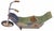 American Midcentury Carousel Motorcycle Carnival Amusement Ride Painted Wood Metal Harley Davidson For Sale In Dallas - Image 6 of 7