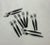 Vintage Eldan Ebosi Stainless Steel Flatware 20 Piece Set Black Handle Danish Modern, Circa 60’s For Sale - Image 4 of 12