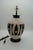 Black & Ivory Geometric Chulucanas Pottery Lamp – Handcrafted Peruvian Art with plain base. Add a touch of artisan...