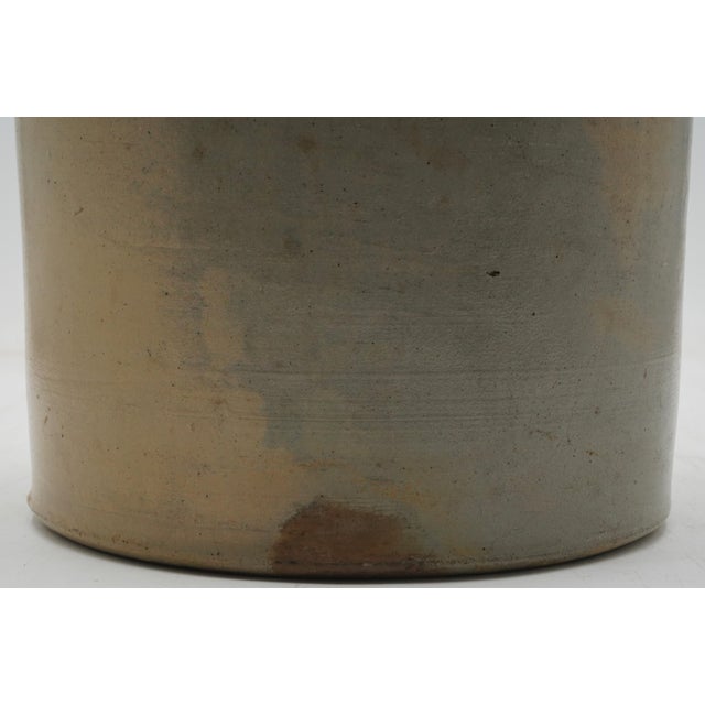 Ceramic Vintage a.j. Hedcomb Cider Blue Stoneware Jug For Sale - Image 7 of 10