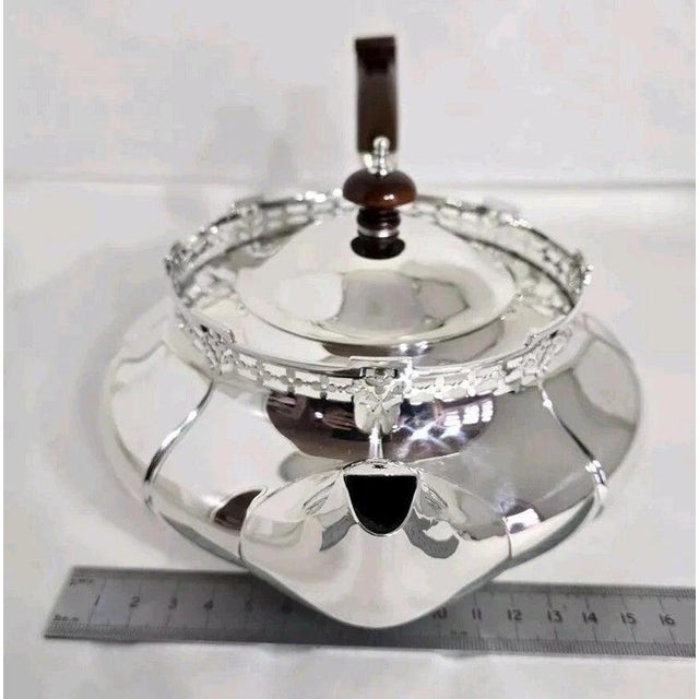 Antique English Sterling Silver Teapot, Sheffield, 1912 For Sale - Image 14 of 17