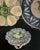 Blue Antique Victorian Mojolica Mottled Dish, C. 1880's For Sale - Image 8 of 11