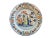 18th Century Antique English Delft Polychrome Delft Charger For Sale - Image 5 of 5
