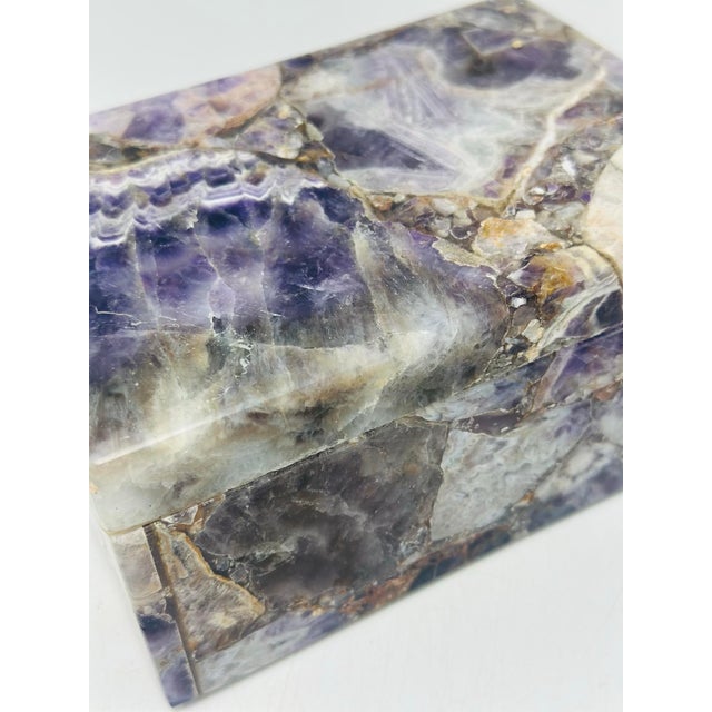 Amethyst Stone Decorative Box For Sale In Charleston - Image 6 of 8