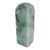 Chinese Green & White Mottled Jade Stone Chop Seal Stamp For Sale