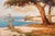 Late 20th Century Large Impressionist Painting of the Monterey Coastline Signed Price For Sale - Image 5 of 11