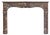 19th Century Louis XV Style Fireplace Mantel in Rouge Royal Marble For Sale