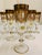Traditional David Orgell Exclusivist 24 Kt Gold Leaf Champagne Flutes - Set of 7 For Sale - Image 3 of 13