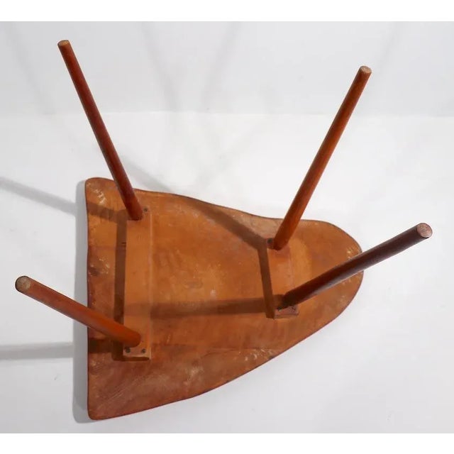 Mid 20th Century Free Edge Side Table by Roy Sheldon After Nakashima C 1970's For Sale - Image 5 of 12