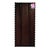 Wood Flora 32 in. W x 69.5 in. H Rectangular Scalloped Rattan Floor Mirror, Chocolate For Sale - Image 7 of 8