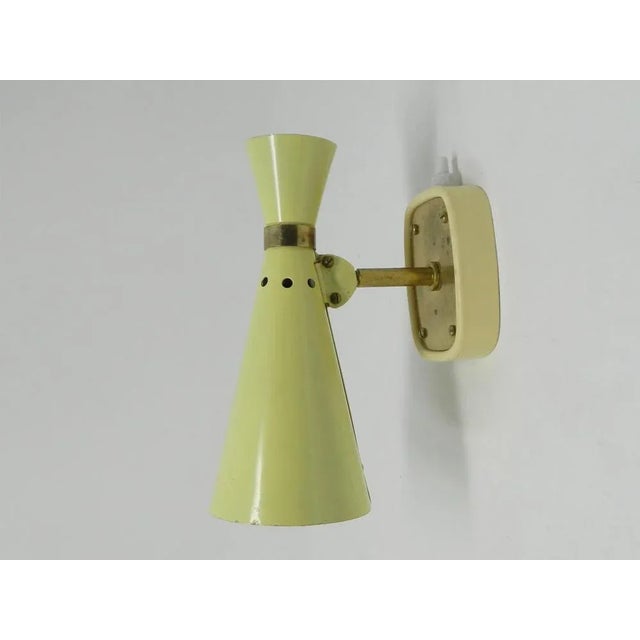 Mid-Century Modern Vintage Bag Wall Lights by Rupert Nikoll, Vienna, 1950s, Set of 2 For Sale - Image 3 of 10