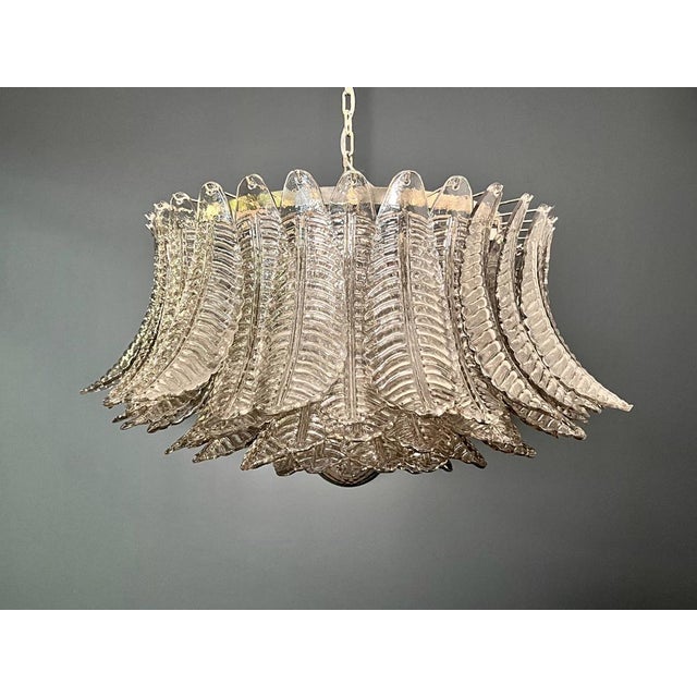 Large Murano Glass Chandelier, 1990 For Sale - Image 6 of 18