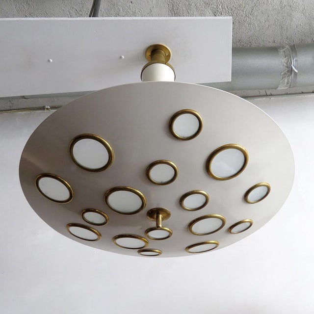 Lumen Large Scale Pendant Light by Lumen Milano, 1950 For Sale - Image 4 of 11