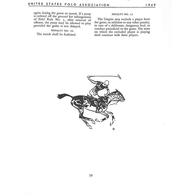 Traditional United States Polo Association 1949 Yearbook For Sale - Image 3 of 9