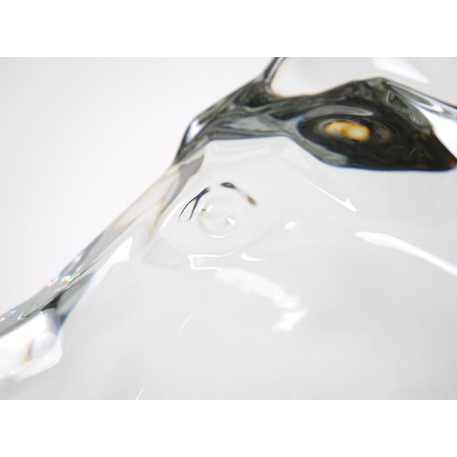 Hand-Carved Rock Crystal Equo Case Horse Head / Marble Base Sculpture For Sale - Image 10 of 12