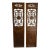 Pair of Early 20th Century Carved Chinese Panels Elm Wood For Sale